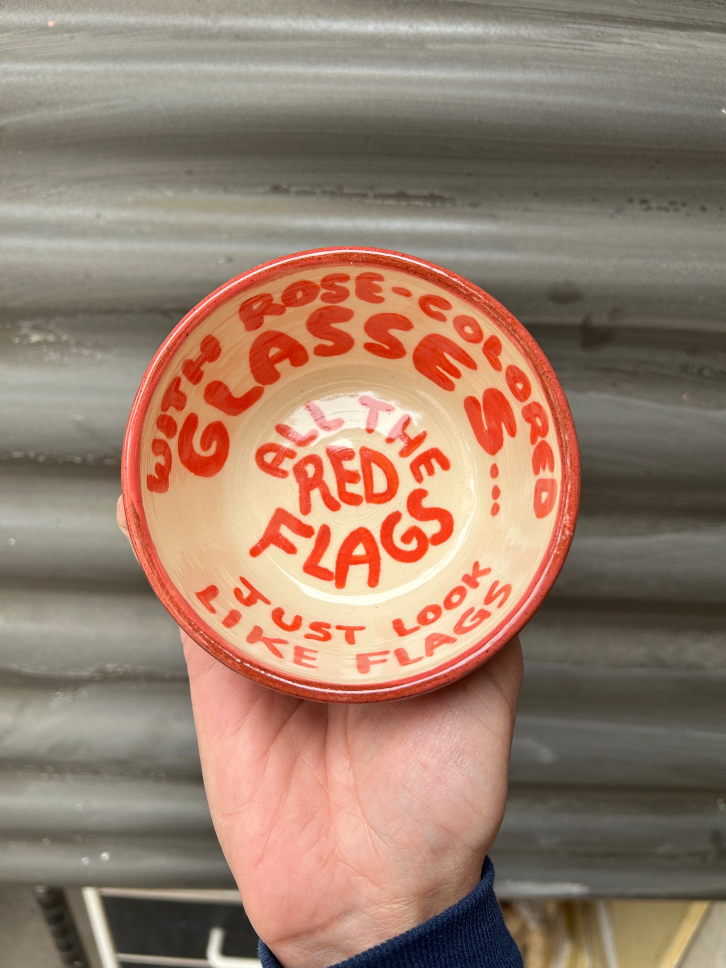 Rose-Colored Glasses Bowl