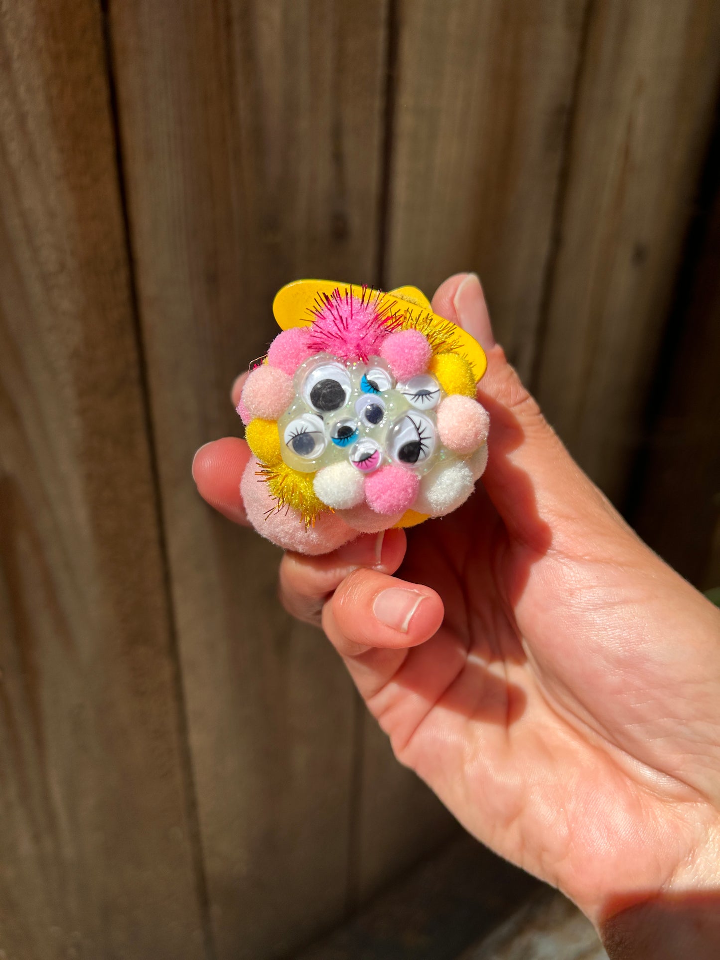 Vintage Happy Meal Toy Daisy Duck Fuzzy Squishy Lighter Case