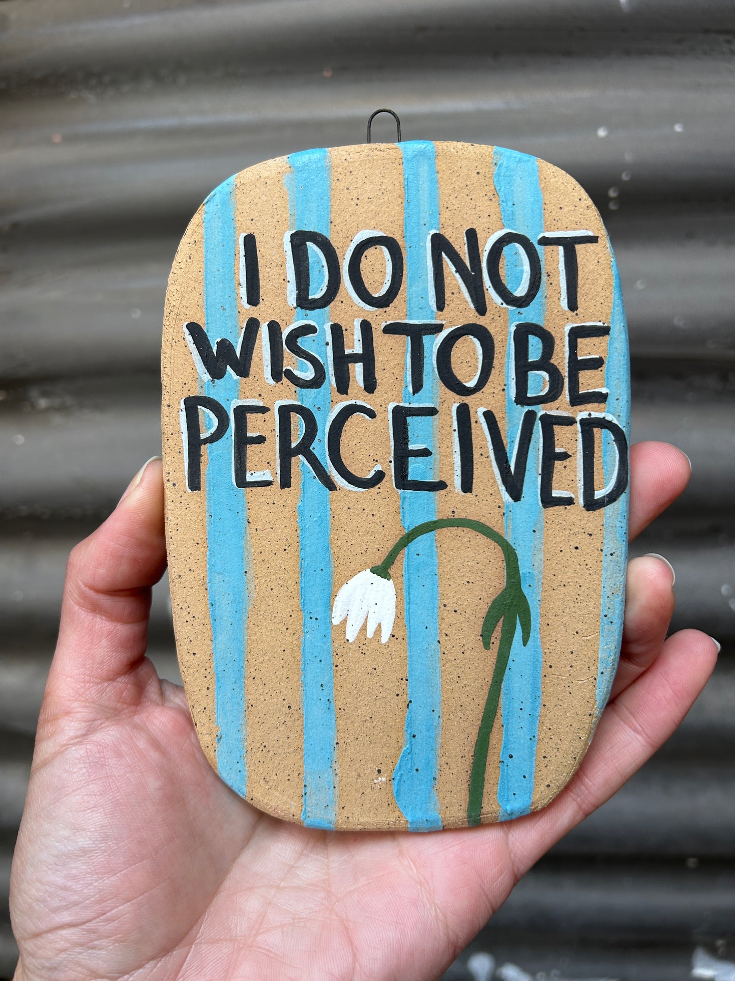 I do not wish to be perceived Wall Art