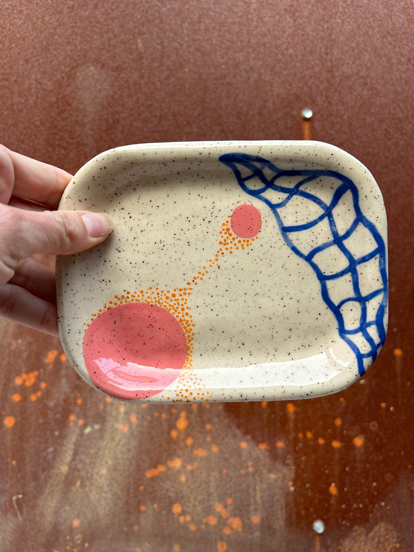 Falling Dots Rolling Tray 1