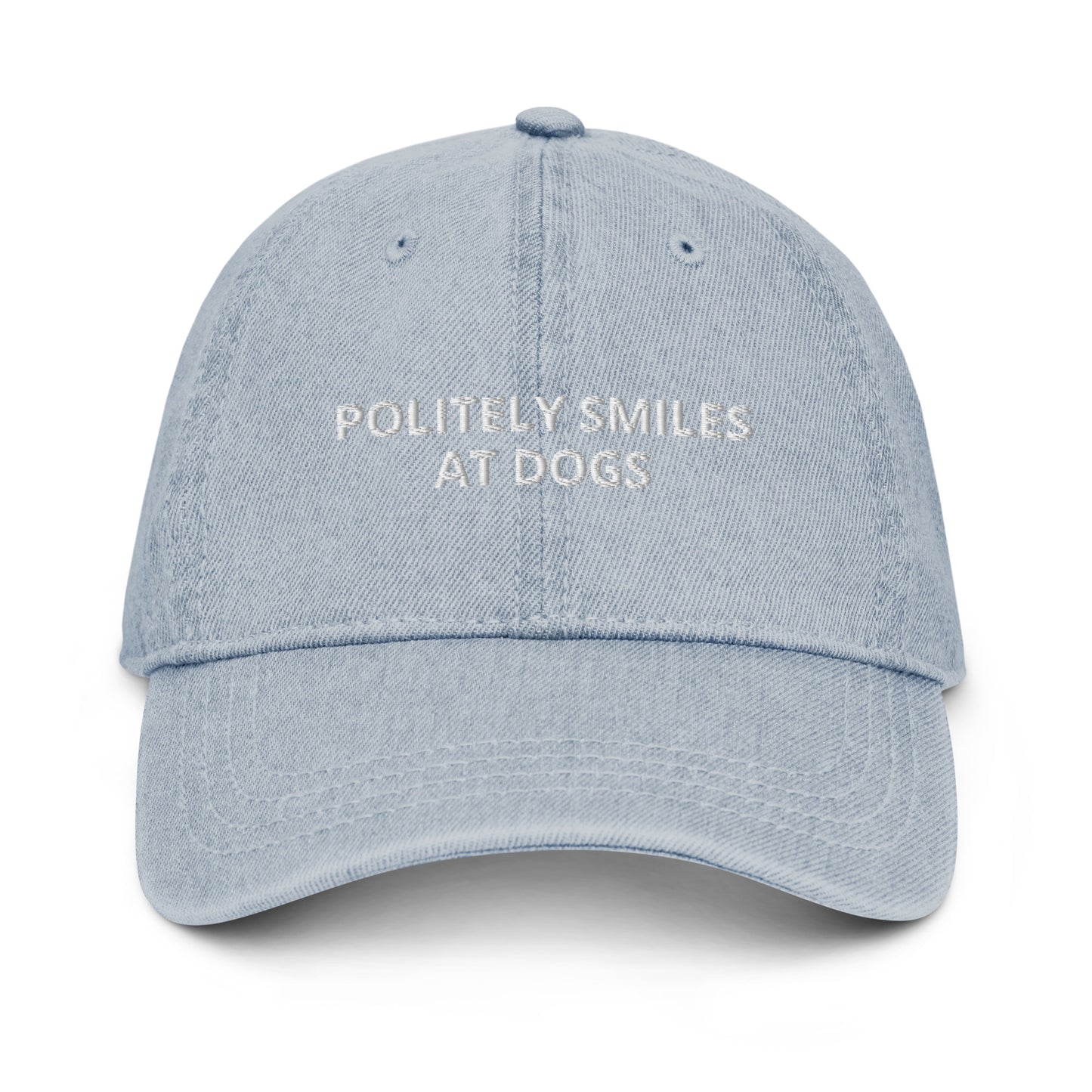 Politely Smiles at Dogs Hat