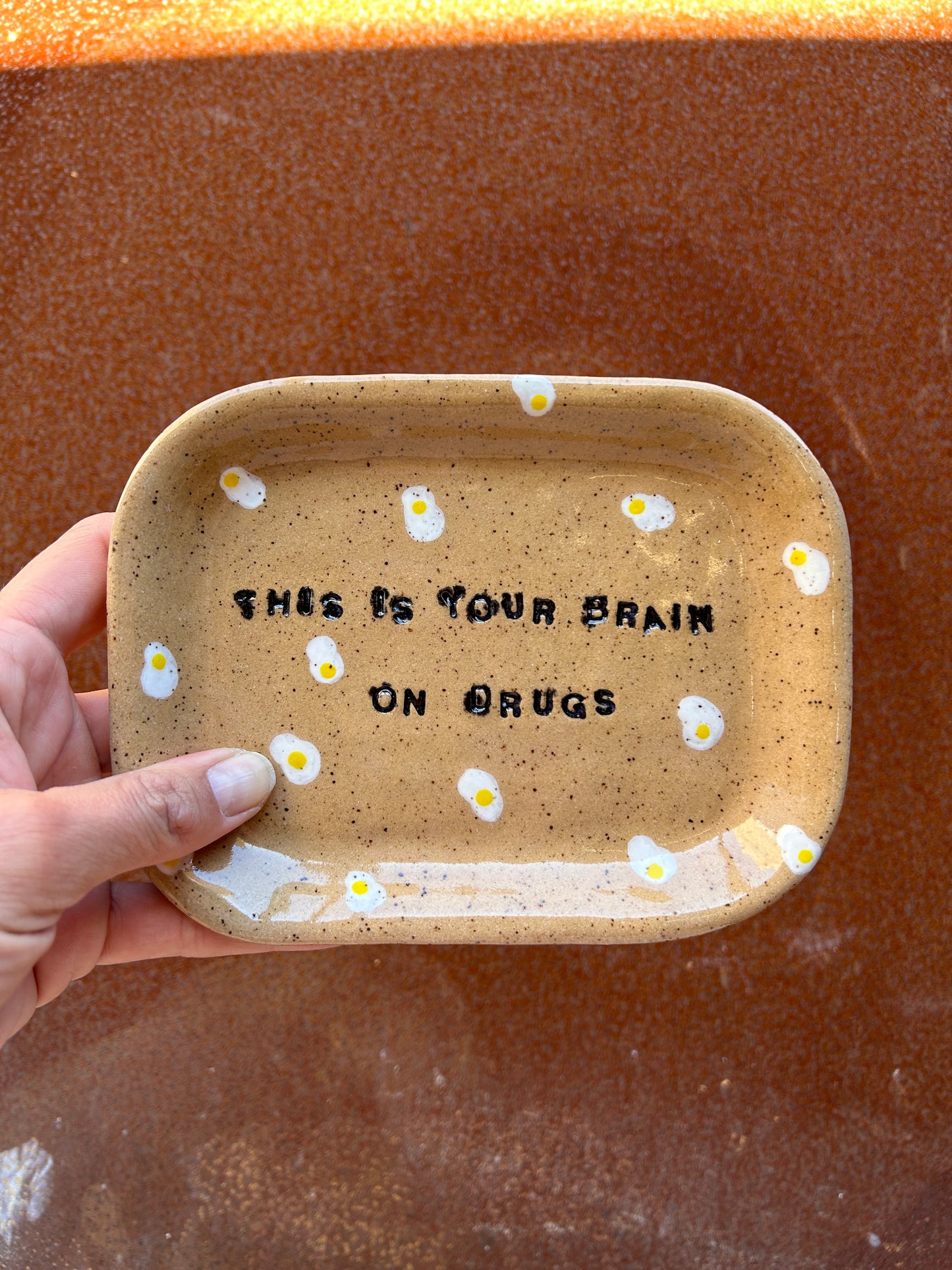 This is Your Brain on Drugs Rolling Tray - Tiny Eggs