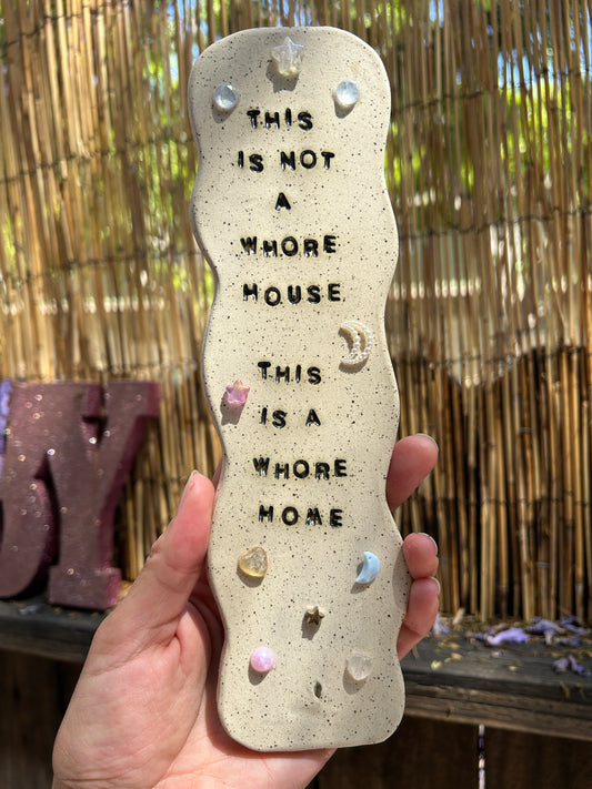 Wh*re Home Incense Holder