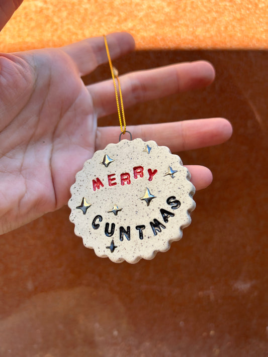 Merry C*ntmas Ornament