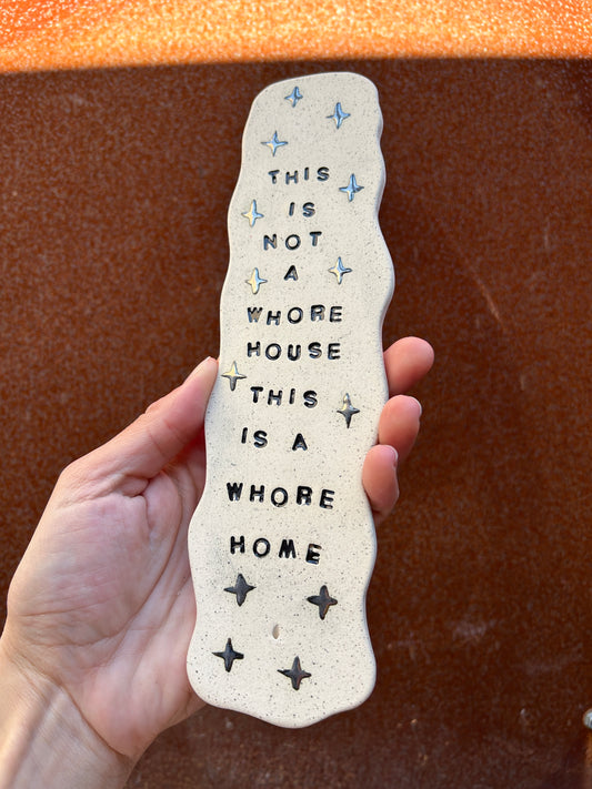 This is a Wh*re Home Incense Holder Sparkles 2