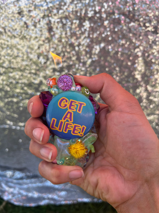 Get a Life! Vintage 90’s Pin Lighter  Case