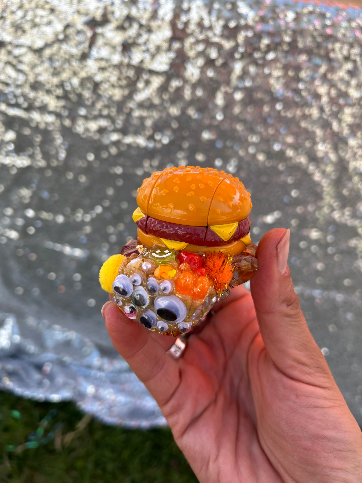 Cheeseburger Transformers Vintage Happy Meal Toy Lighter Case