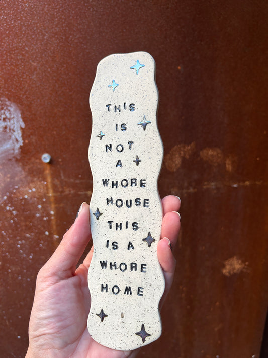 This is a Wh*re Home Incense Holder Sparkles