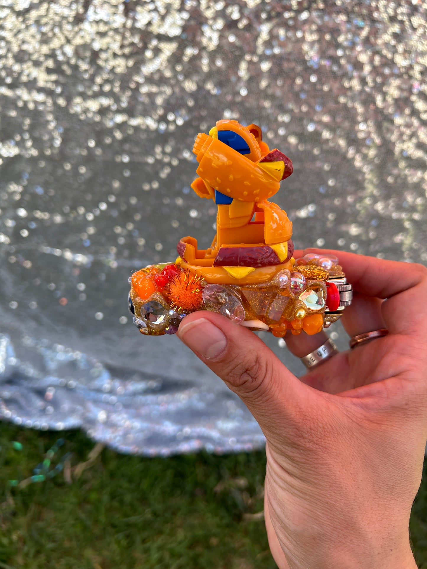 Cheeseburger Transformers Vintage Happy Meal Toy Lighter Case