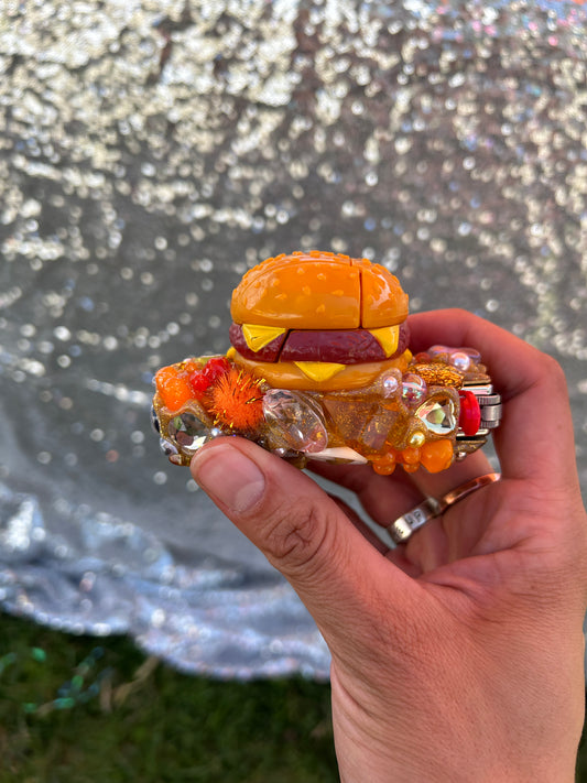 Cheeseburger Transformers Vintage Happy Meal Toy Lighter Case