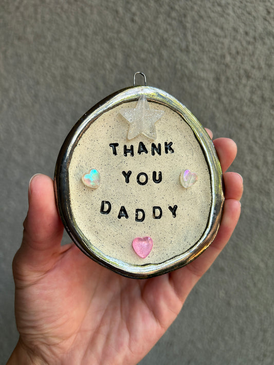 Thank You Daddy Wall Art