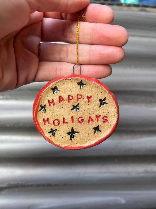 Happy Holigays Sparkles Ornament