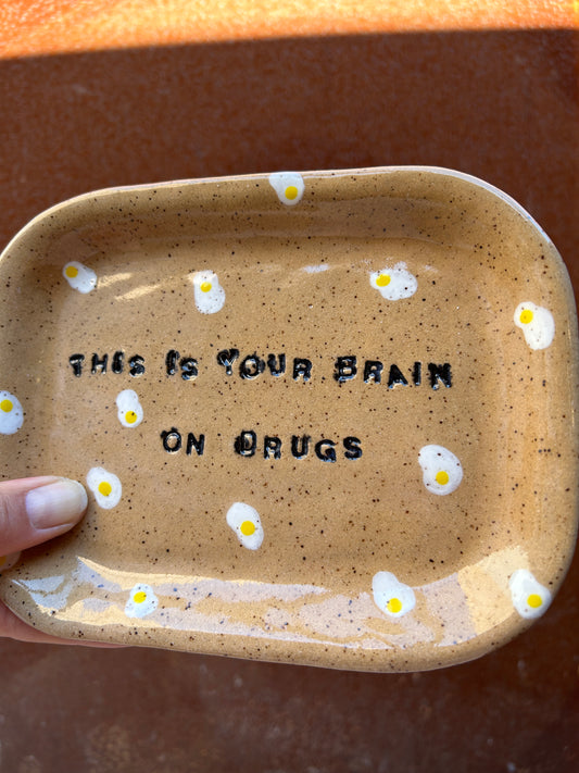 This is Your Brain on Drugs Rolling Tray - Tiny Eggs