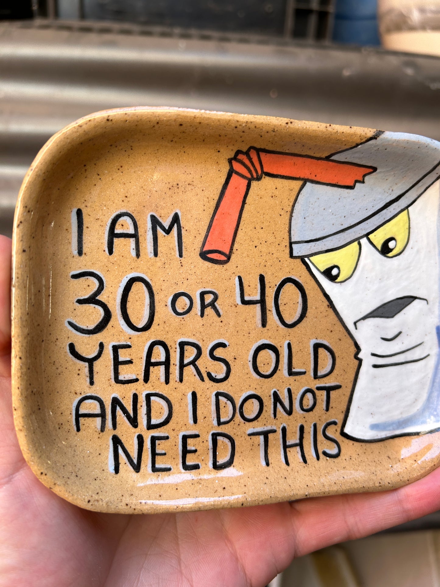 I Am 30 or 40 Years Old Rolling Tray