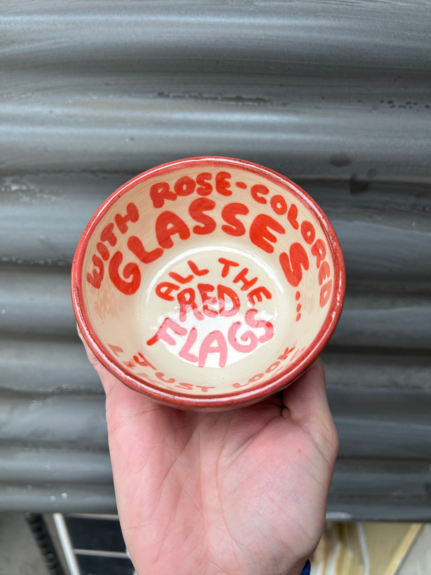 Rose-Colored Glasses Bowl