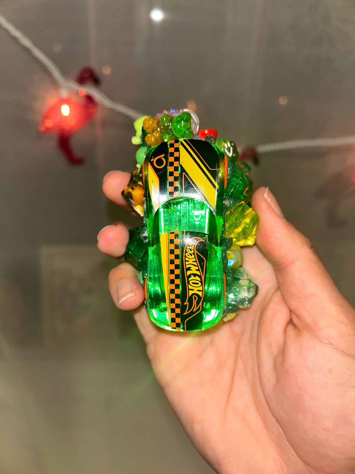 Slime Green Hot Wheelz Lighter Case
