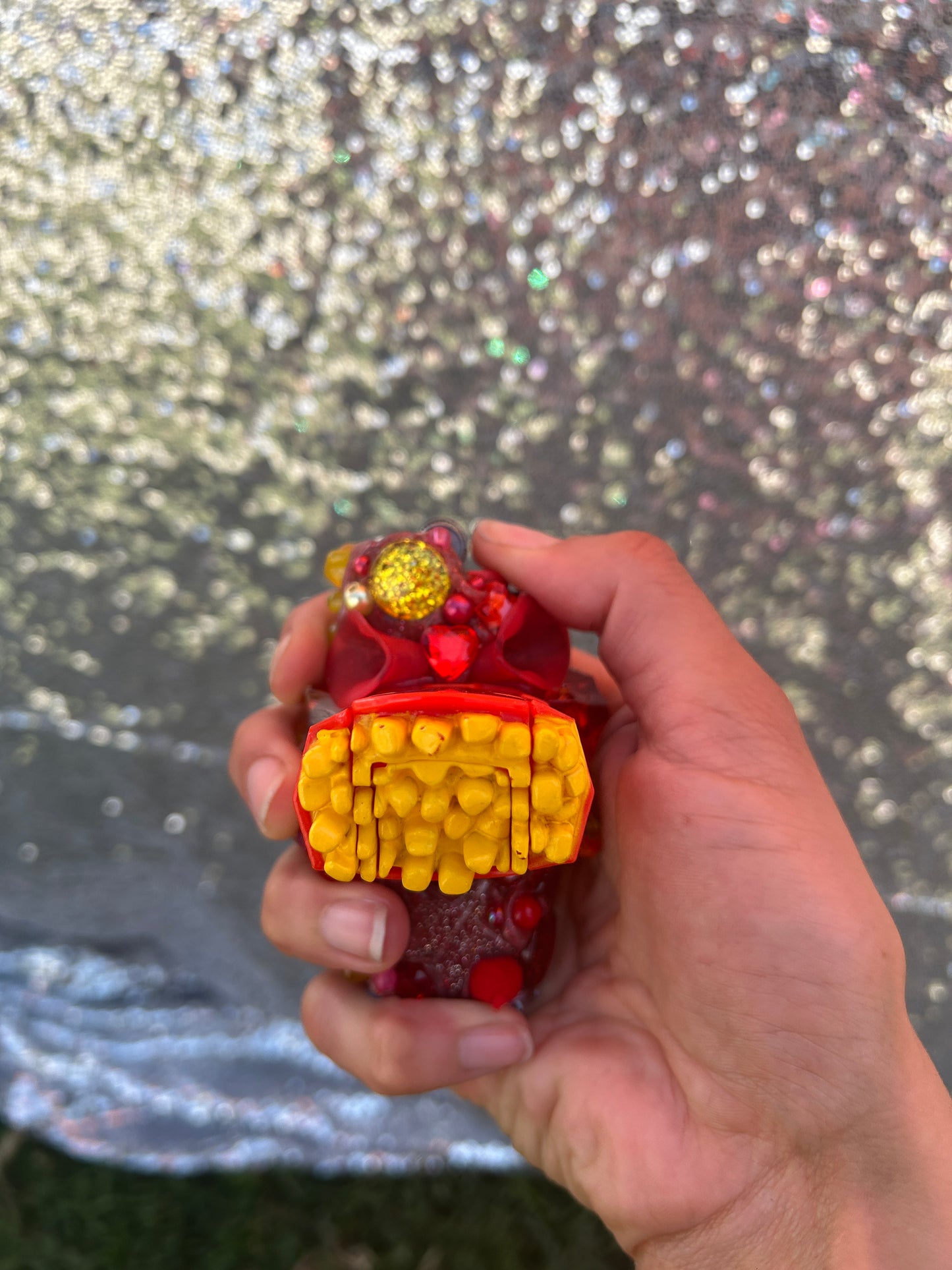 French Fries Transformers Vintage 90’s Happy Meal Toy Lighter Case