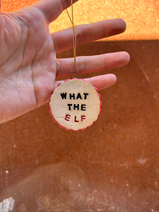 What the Elf Ornament