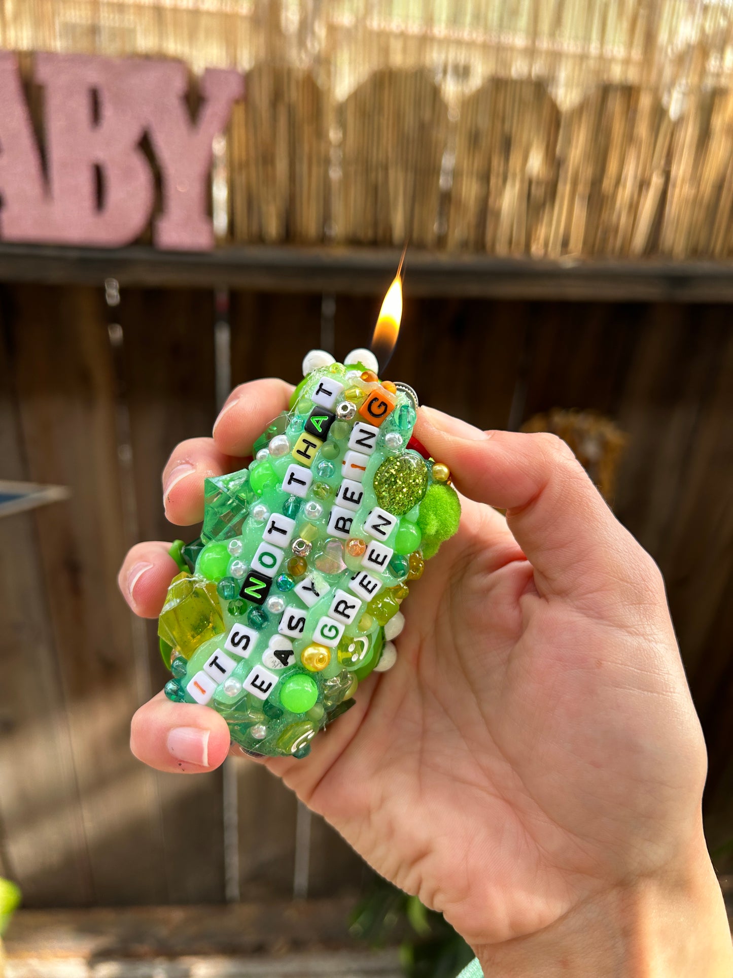 Vintage Kermit Happy Meal Toy Lighter Case