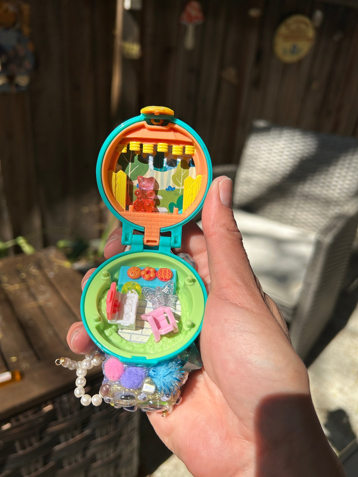 Polly Pocket Locket Lighter Case - Teal