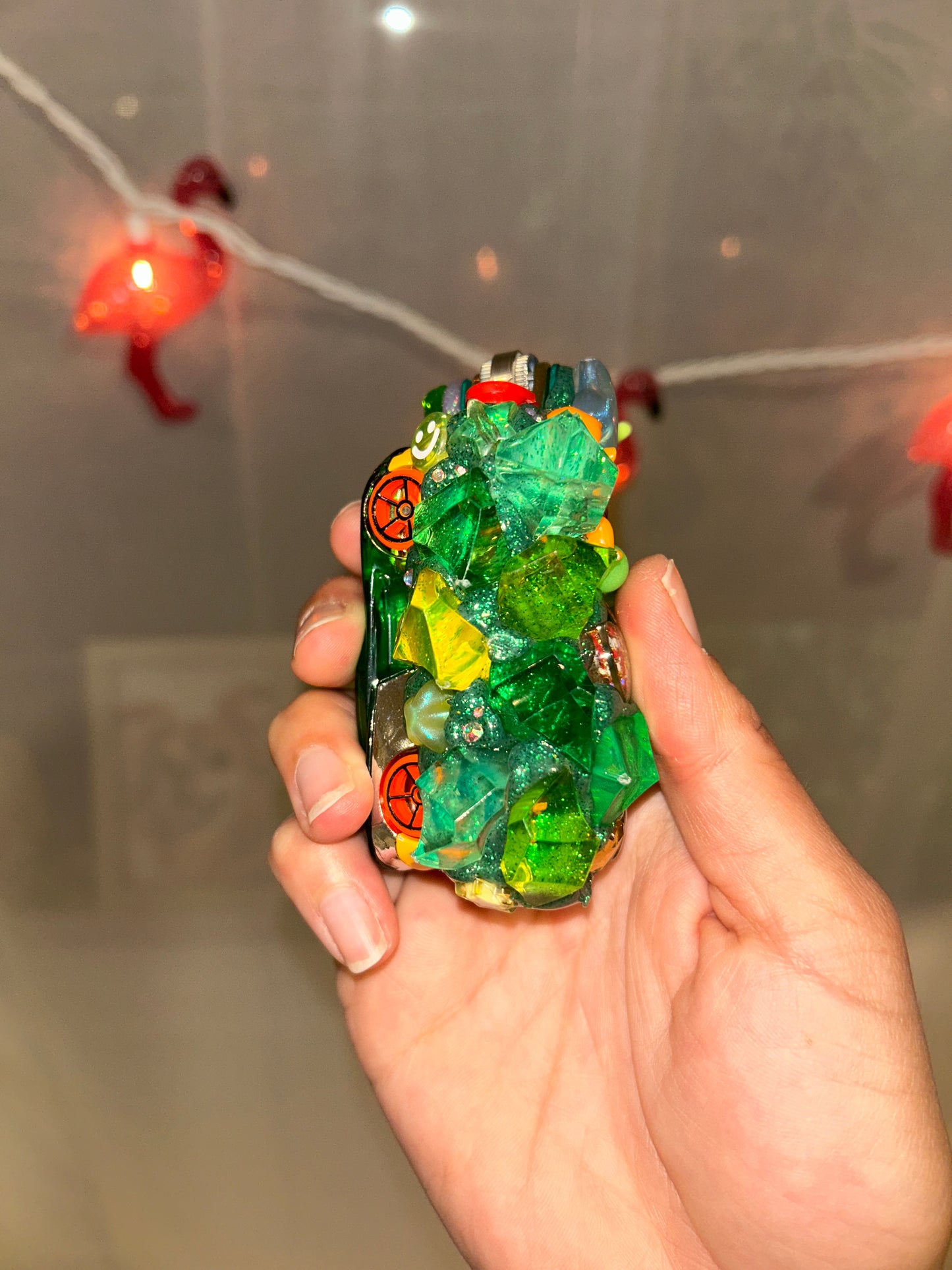 Slime Green Hot Wheelz Lighter Case