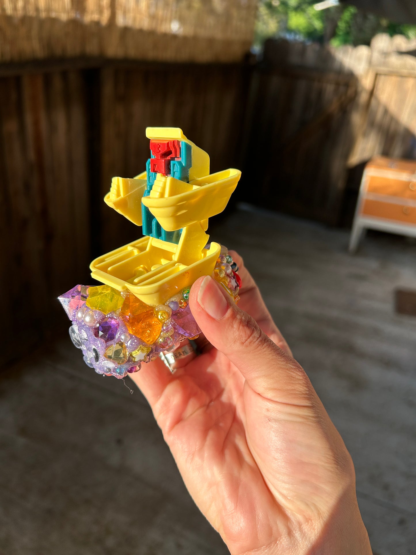 Vintage Happy Meal Transformers Toy Chicken McNuggets Lighter Case