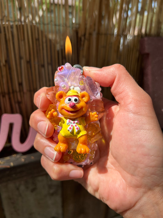 Vintage Happy Meal Toy Fozzie IM BABY Lighter Case