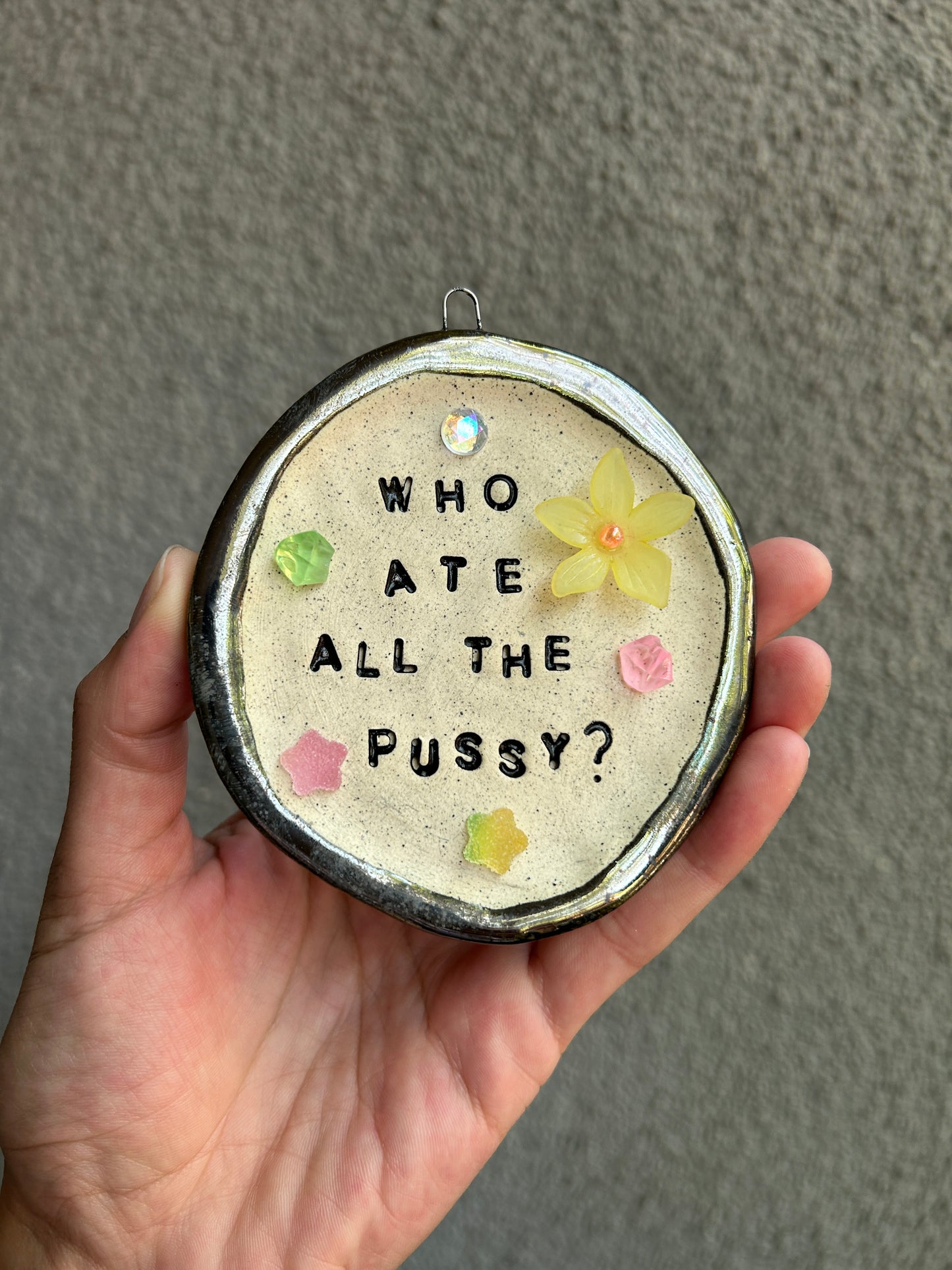 Who Ate All The P***y Wall Art