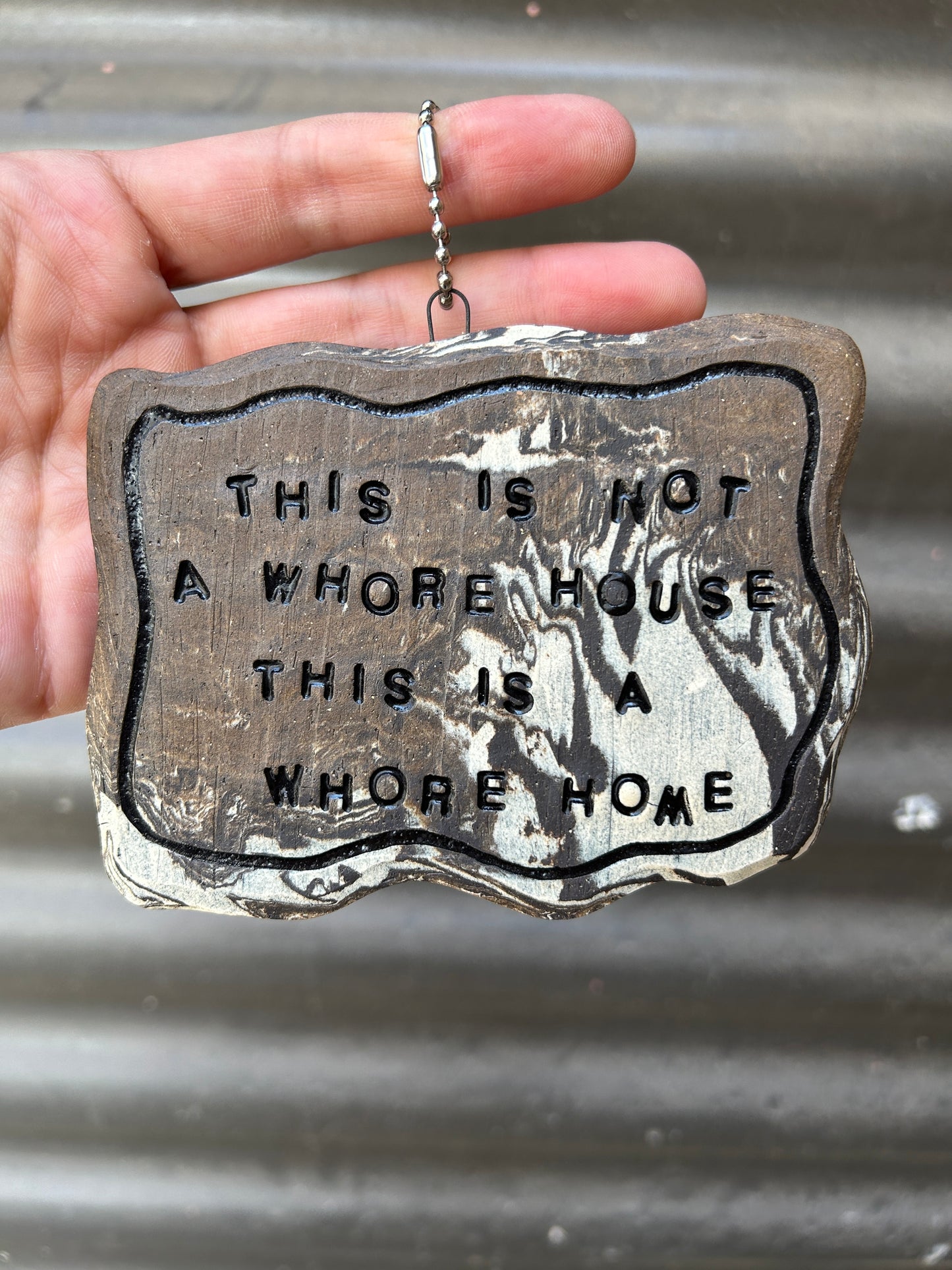 Whore Home Wall Art - Marbled