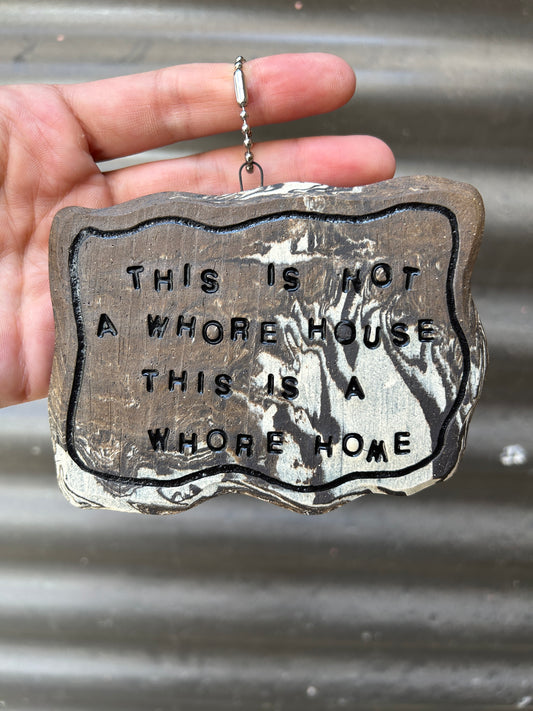 Whore Home Wall Art - Marbled
