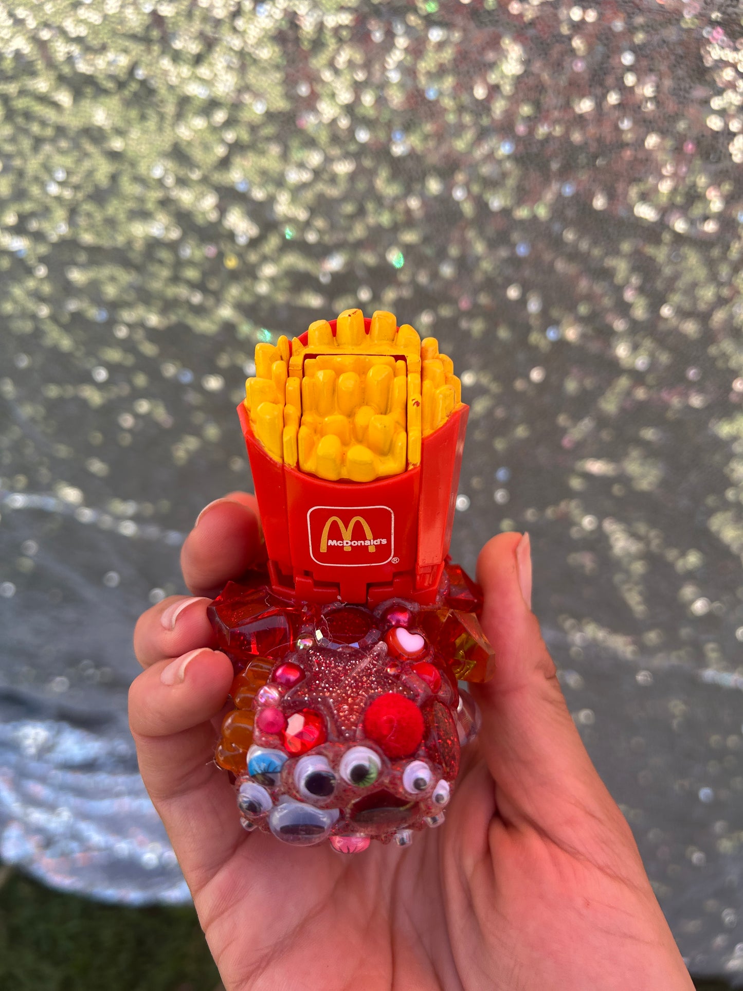 French Fries Transformers Vintage 90’s Happy Meal Toy Lighter Case