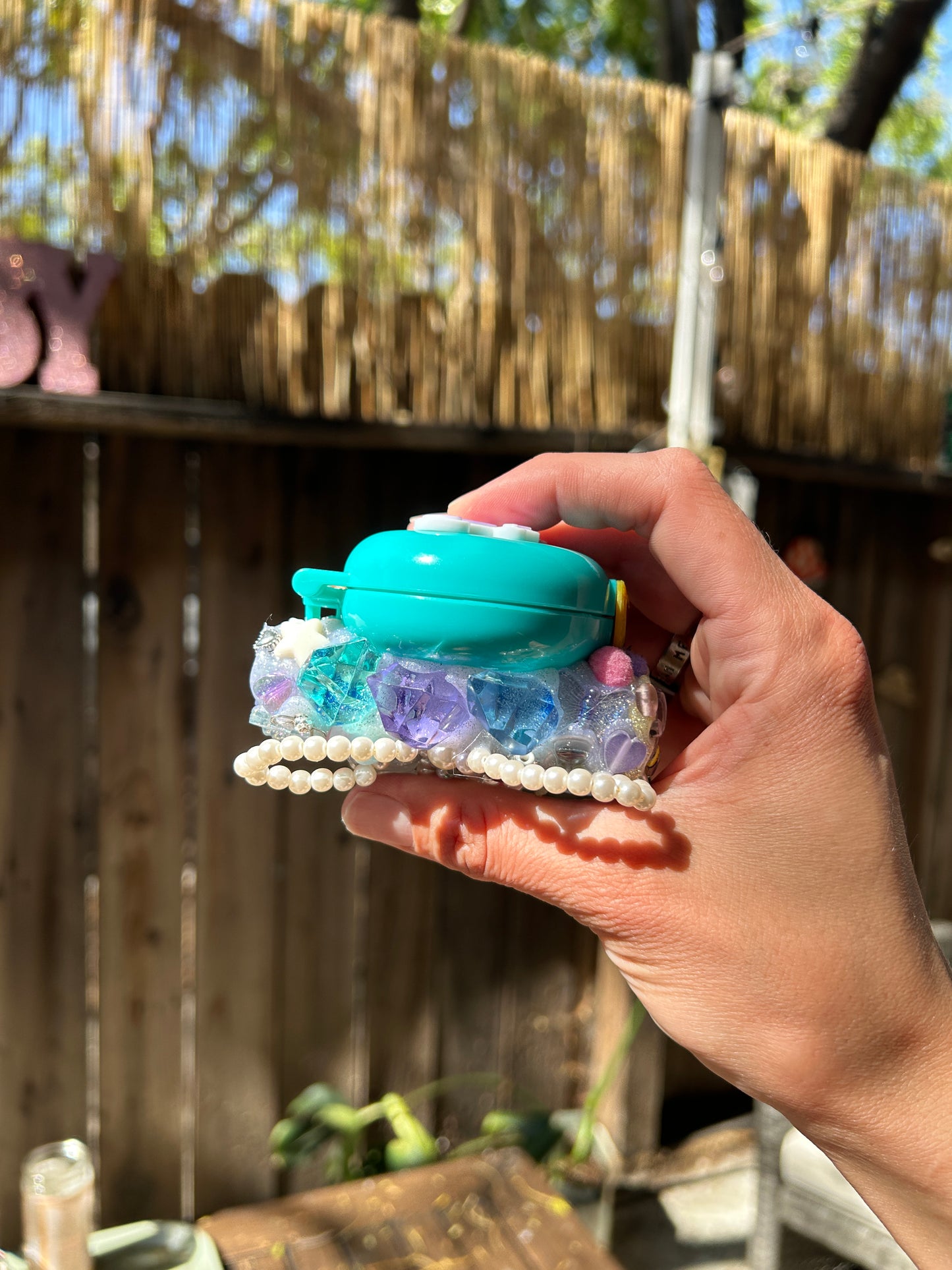 Polly Pocket Locket Lighter Case - Teal