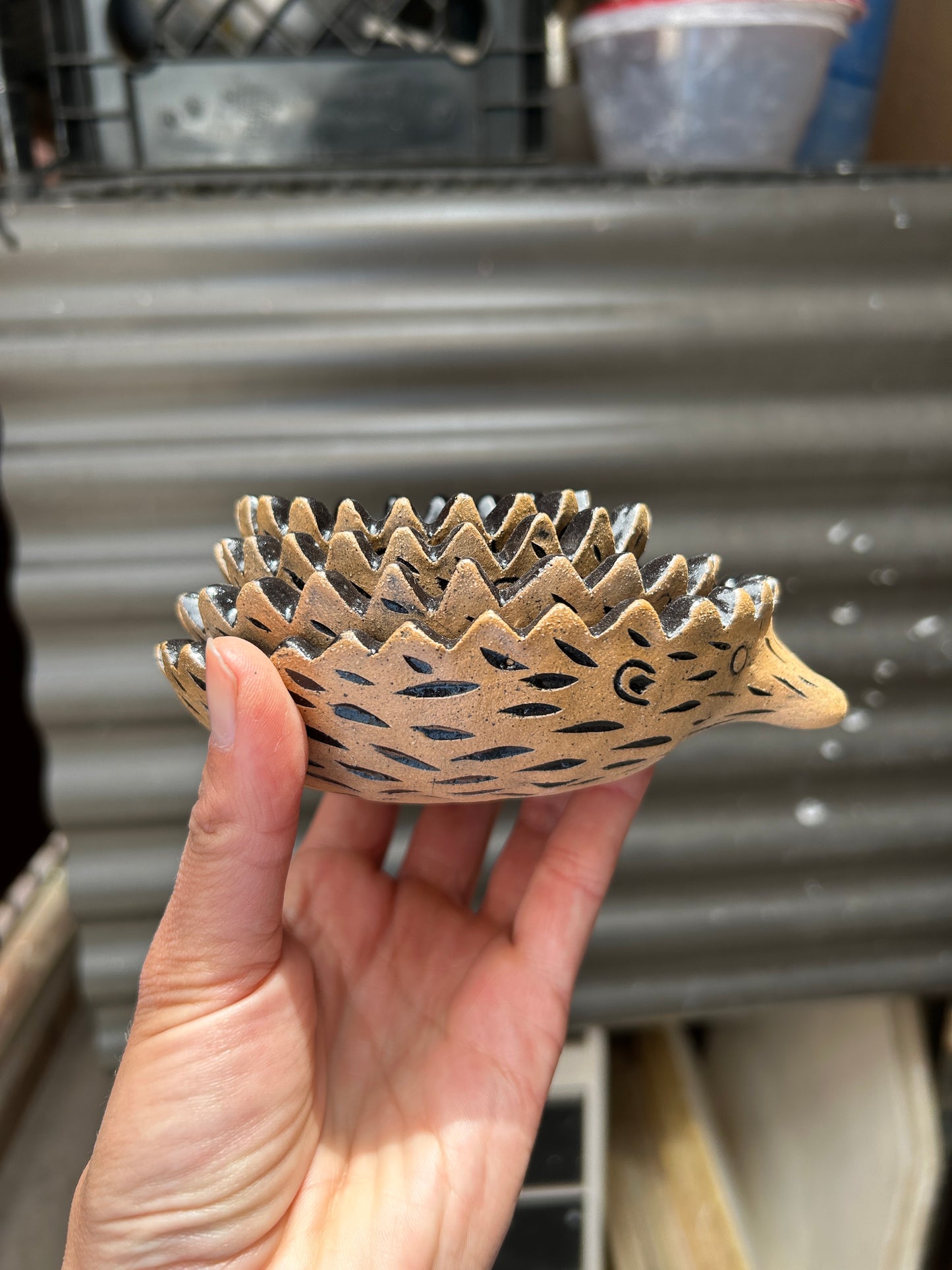 Stacking Hedgehog Ashtrays