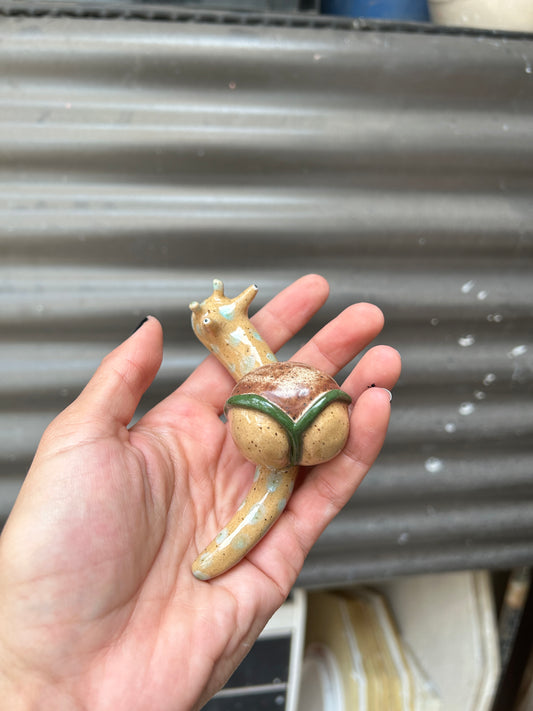 Whale Tail Snail - Green G-String