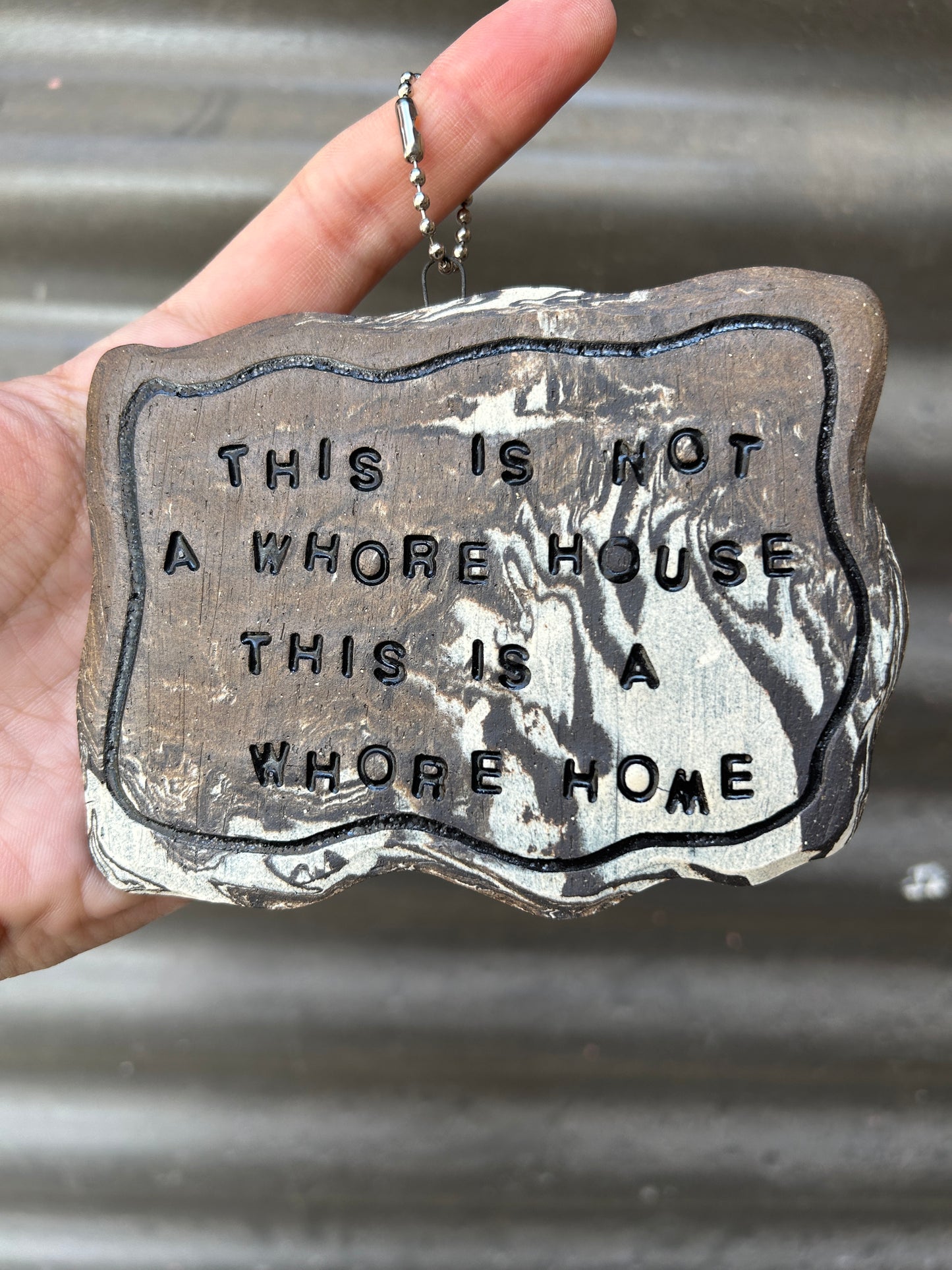 Whore Home Wall Art - Marbled