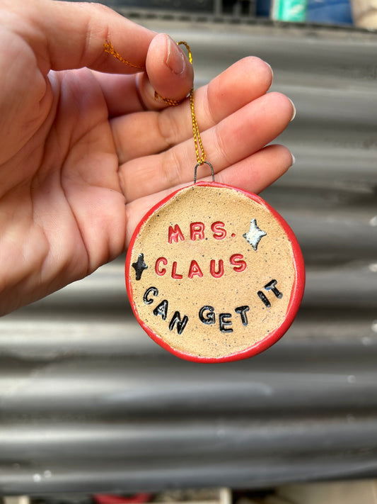 Mrs. Claus Ornament 1