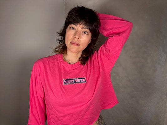 Supershrew Boxy Cropped Long Sleeve Tee M